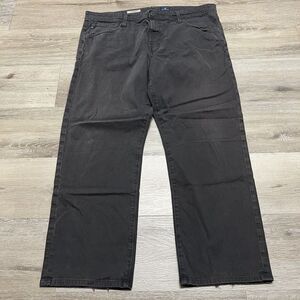 AG ADRIANO GOLDSCHMIED Men 38X28The Graduate Tailored Leg Black Faded USA